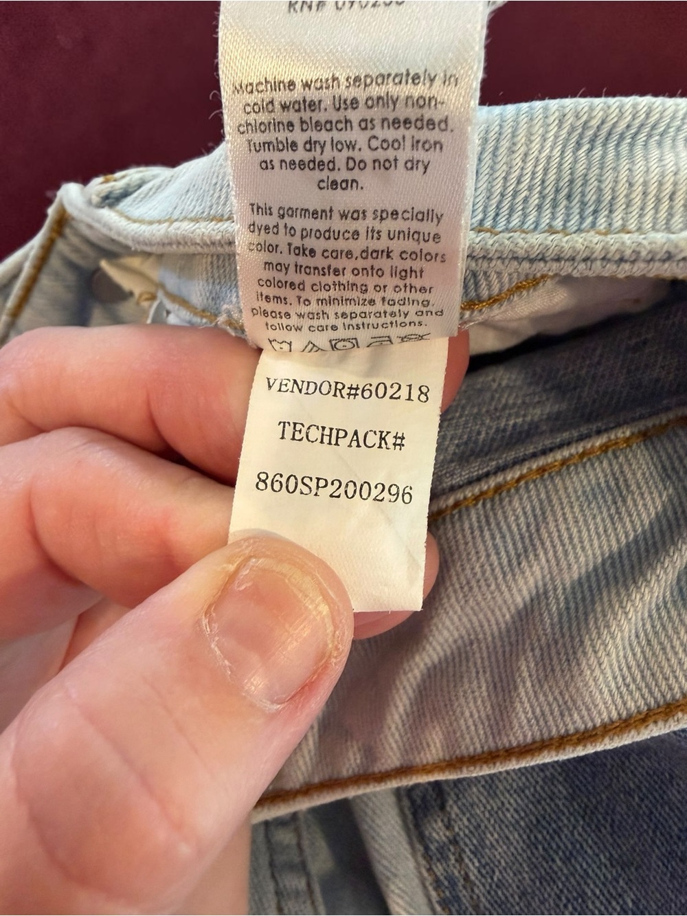 PacSun Women’s Patchwork Skinny Jeans in Light & Medium Blue - Picture 4 of 11